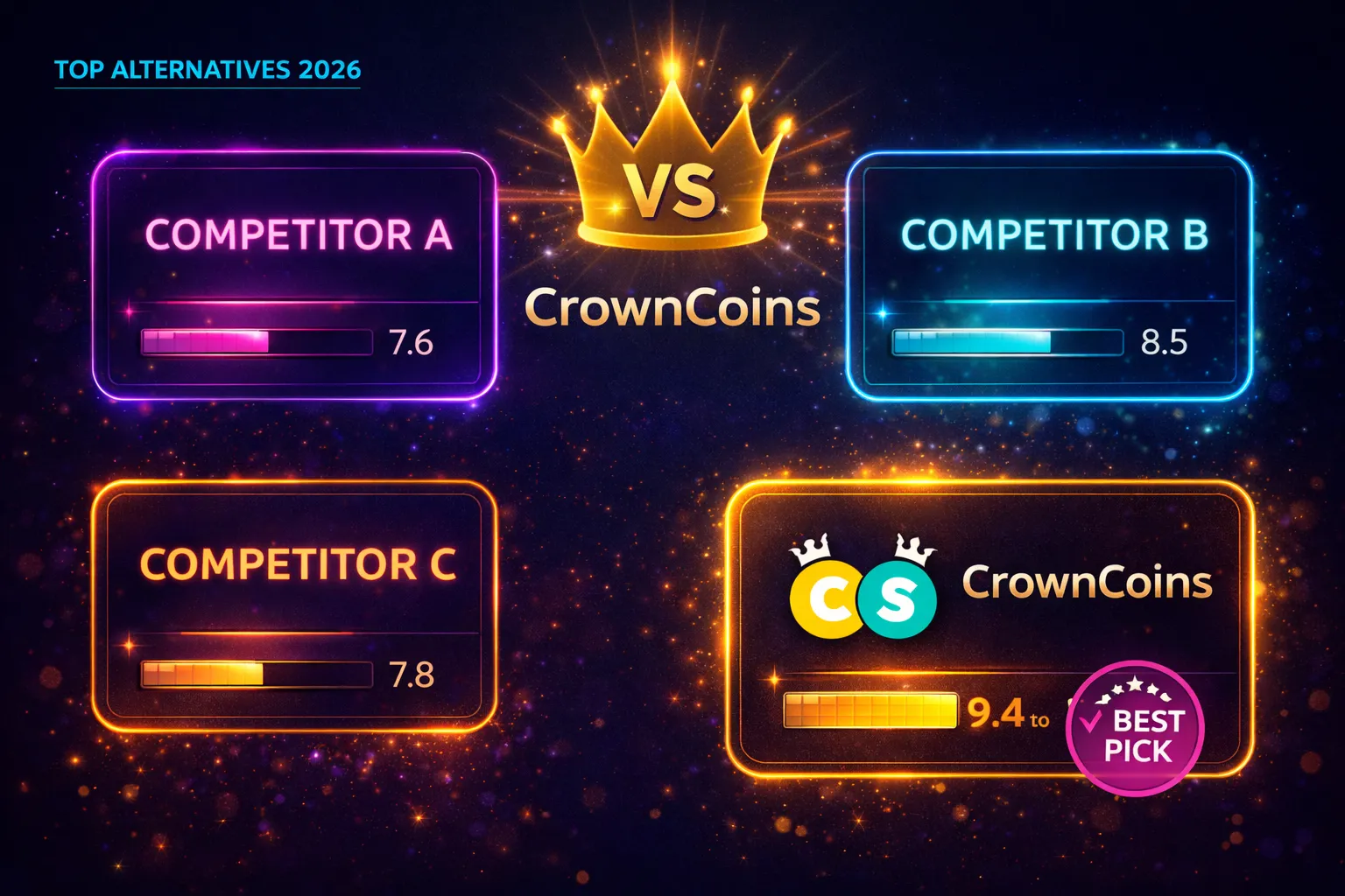 CrownCoins Casino Alternatives — Top Canadian Options 2026