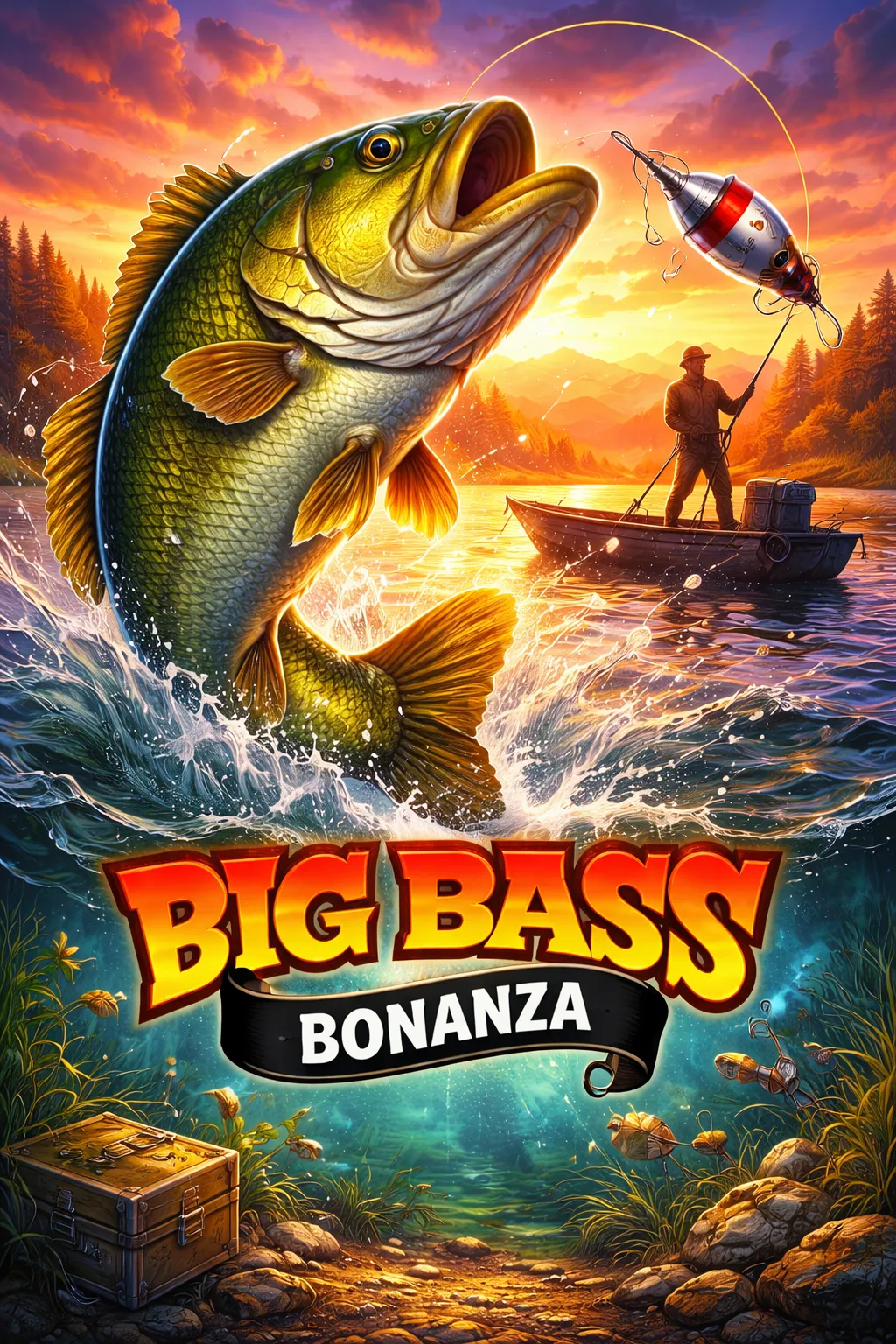 Big Bass Bonanza — Hacksaw Gaming at CrownCoins Casino